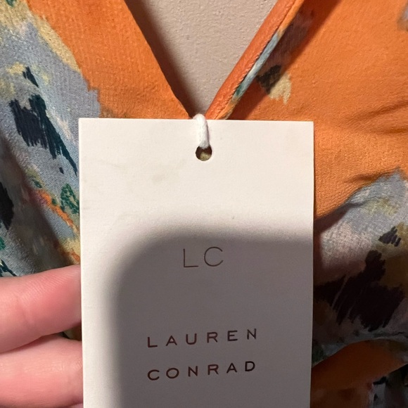 Lauren Conrad orange dress - Picture 3 of 3